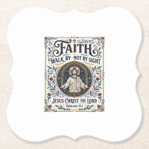 Jesus Bible Journalling Scripture Art Shirt Christ Paper Coaster