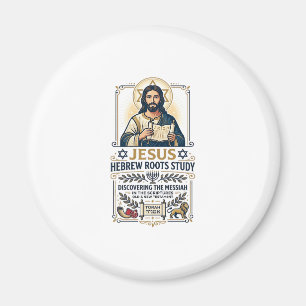 Jesus Bible Languages Hebrew Greek Nerd Shirt Fait Magnet