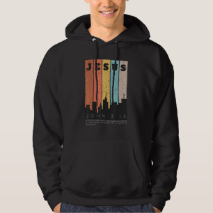 Jesus Bible Verse John 316 Scripture Hoodie