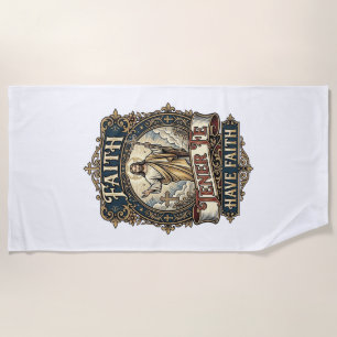 Jesus Bilingual Multicultural Families Shirt Faith Beach Towel