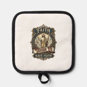 Jesus Bilingual Multicultural Families Shirt Faith Pot Holder