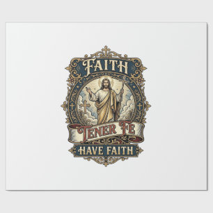 Jesus Bilingual Multicultural Families Shirt Faith Wrapping Paper