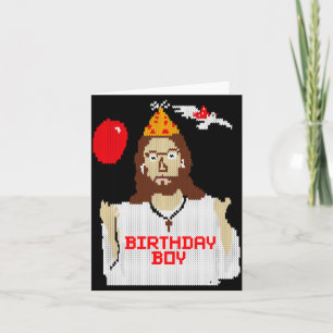 Jesus Birthday Boy Christmas Essential T Shirt Card