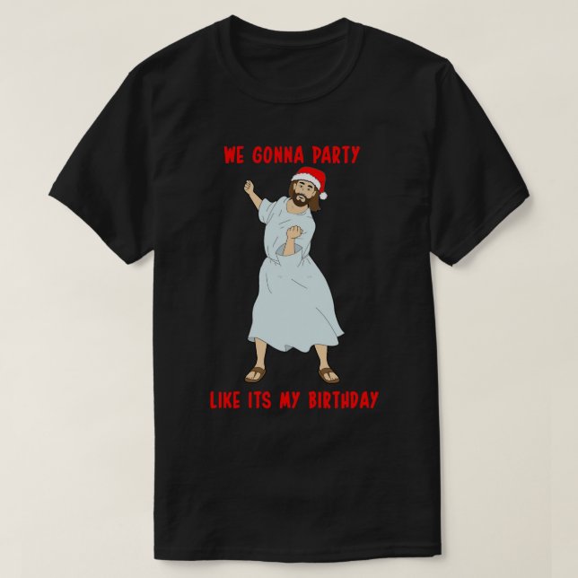 JESUS BIRTHDAY! Essential T-Shirt (Design Front)