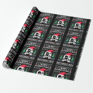Jesus Birthday Ugly Christmas Sweater Wrapping Paper