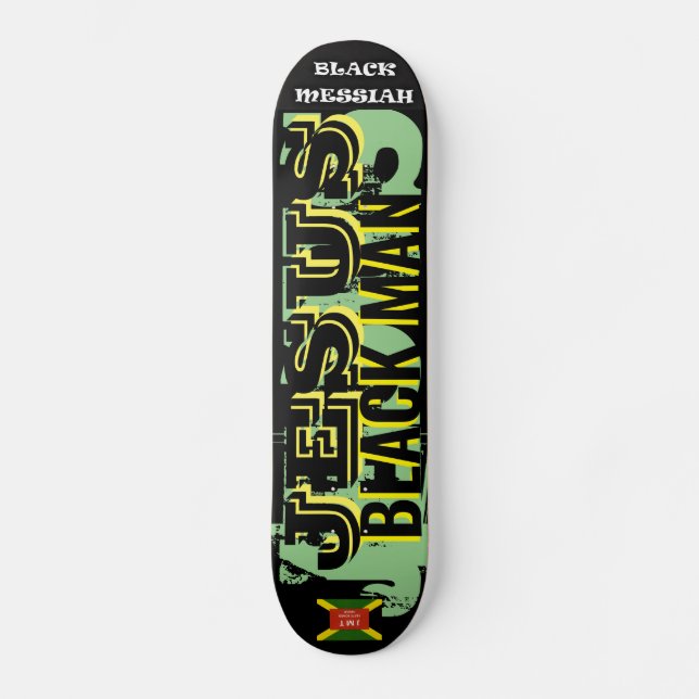 JESUS  BLACK MAN Skateboard (Front)