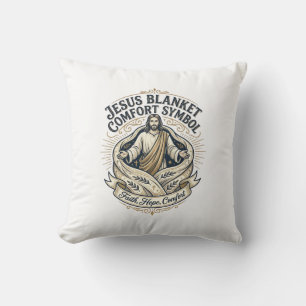 Jesus Blanket Comfort Symbol Jesus Blanket Comfort Cushion