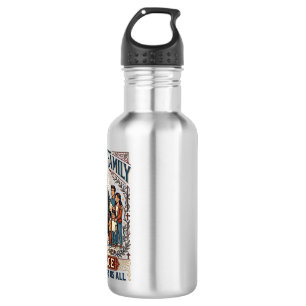 Jesus Blended Family Stepfamily Shirt Christian Gr 532 Ml Water Bottle