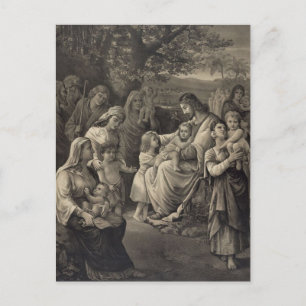 Jesus Blessing postcard