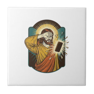 Jesus Blinding Max Phone Brightness Midnight Scrol Tile
