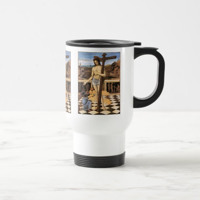 Jesus Blood Of The Redeemer Religious Art Travel Mug (Right)