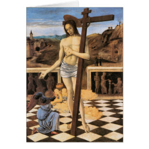 Jesus Blood Of The Redeemer Religious Card