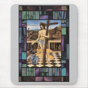 Jesus Blood Of The Redeemer Religious Mouse Mat