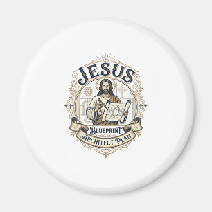 Jesus Blueprint Architect Plan Jesus Blueprint Arc Magnet