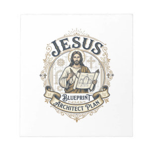 Jesus Blueprint Architect Plan Jesus Blueprint Arc Notepad