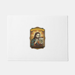 Jesus Blurry Stairs Captcha Test Tech Security Hum Doormat