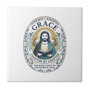 Jesus Book Club Reading Community Graphic Tee Chri Tile
