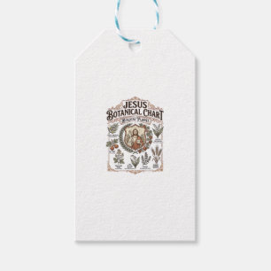 Jesus Botanical Chart Biblical Plants Jesus Botani Gift Tags