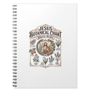 Jesus Botanical Chart Biblical Plants Jesus Botani Notebook