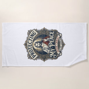Jesus Boundaries Self Respect Shirt Faith Based De Beach Towel