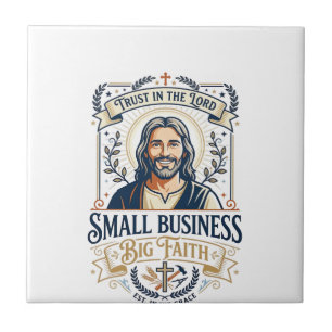 Jesus Boutique Small Business Owner Shirt Christia Tile