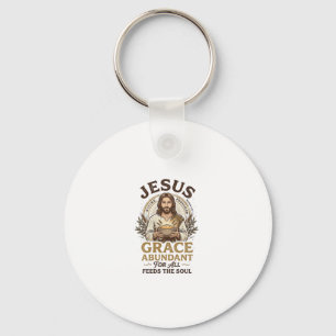 Jesus Bowling Vintage Shirt Christian Graphic_1 Key Ring