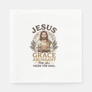 Jesus Bowling Vintage Shirt Christian Graphic_1 Napkin
