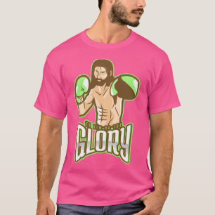Jesus Boxer Boxing Mma Christian Martial Arts T-Shirt