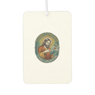Jesus Broken Double Clicking Mouse IT Office Tech Car Air Freshener