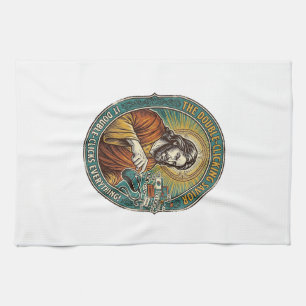Jesus Broken Double Clicking Mouse IT Office Tech Tea Towel
