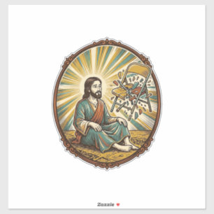 Jesus Broken Folding Chair Party Foul Clumsy Weigh