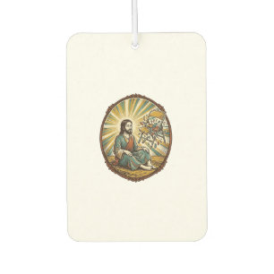 Jesus Broken Folding Chair Party Foul Clumsy Weigh Car Air Freshener