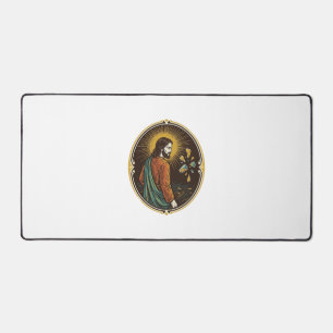 Jesus Broken Glass Dance Floor Party Danger Club H Desk Mat