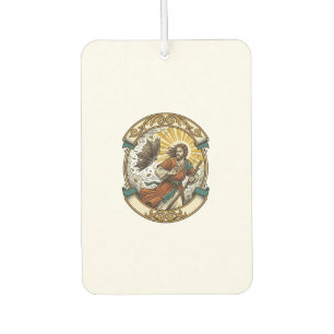 Jesus Broken Umbrella Blown Inside Out Windy Storm Car Air Freshener