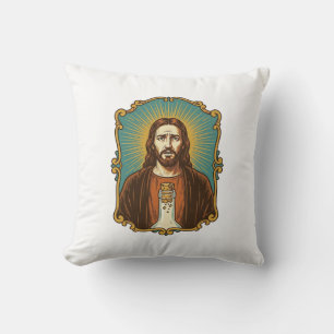 Jesus Broken Wine Cork Stuck Bottle Sommelier Part Cushion