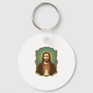 Jesus Broken Wine Cork Stuck Bottle Sommelier Part Key Ring