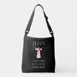 Jesus Brown-Skinned Undocumented Immigrant I Crossbody Bag