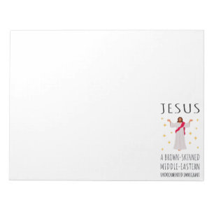 Jesus Brown-Skinned Undocumented Immigrant I Notepad
