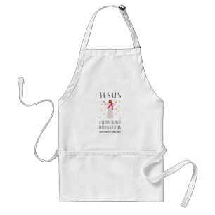 Jesus Brown-Skinned Undocumented Immigrant I Standard Apron