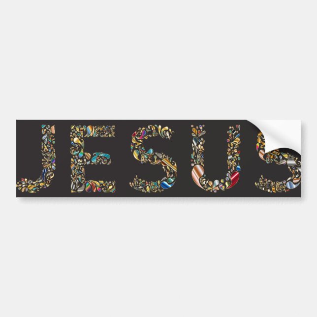 jesus bumper sticker (Front)