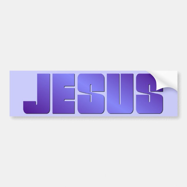 Jesus Bumper Sticker (Front)