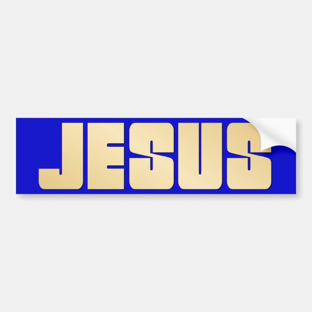 Jesus Bumper Sticker (Front)