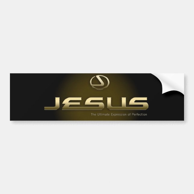 Jesus Bumper Sticker 1 (Front)