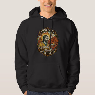 Jesus Burning Mouth Super Spicy Party Dip Humor_1 Hoodie
