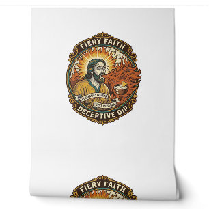 Jesus Burning Mouth Super Spicy Party Dip Humor_1 Wallpaper