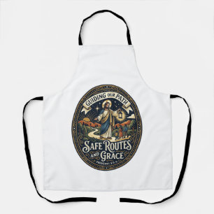 Jesus Bus Driver Transit Worker Shirt Faith Based Apron