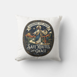 Jesus Bus Driver Transit Worker Shirt Faith Based Cushion