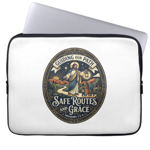 Jesus Bus Driver Transit Worker Shirt Faith Based Laptop Sleeve