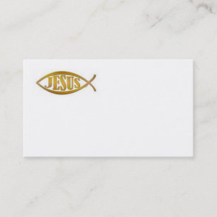 JESUS BUSINESS CARD CHRISTIAN