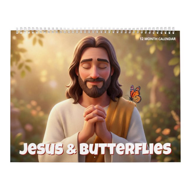 Jesus & Butterflies Calendar (Cover)